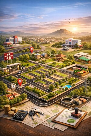  Plot – Exterior View View at Kanakapura - for Sale