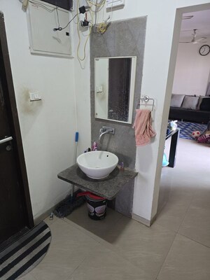Bathroom in 3 BHK Apartment at Pebbles I, Bavdhan – for Rent