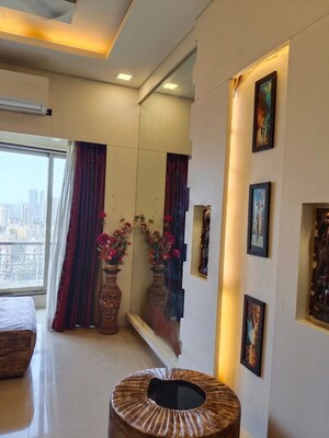 Living Room in 2 BHK Apartment at Interface Building, Malad West – for Rent