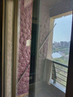 Balcony in 2 BHK Apartment at Interface Building, Malad West – for Rent