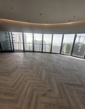 Balcony in 3 BHK Apartment at Lodha The World Towers World One Tier 2, Worli – for Rent