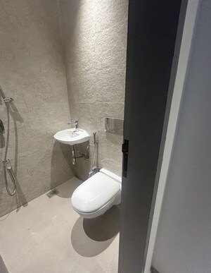Bathroom in 3 BHK Apartment at Lodha The World Towers World One Tier 2, Worli – for Rent