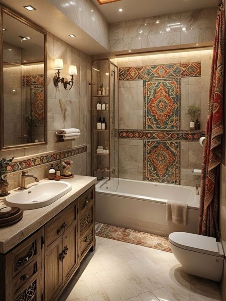 Attached Bathroom, bidadi 3 Bedroom 1200 Sq.Ft. Villa In Bidadi Bangalore 10307186