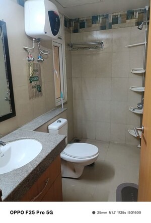 Bathroom in 3 BHK Apartment at Emaar Palm Hills, Sector 77 – for Rent