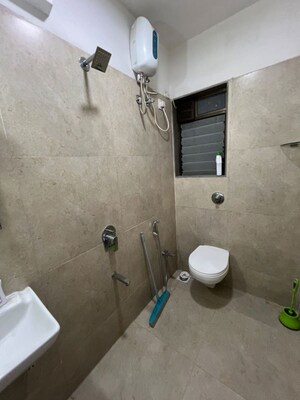 Bathroom in 2 BHK Apartment at Katyayani Enclave, Santacruz East – for Rent
