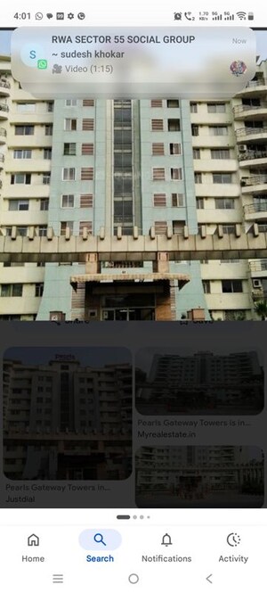 4 BHK Apartment For Rent in Pearls Gateway Tower, Sector 44