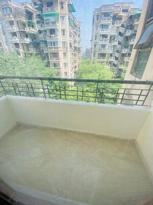 Balcony in 3 BHK Apartment at Vidya Sagar Apartments, Sector 6 Dwarka – for Rent