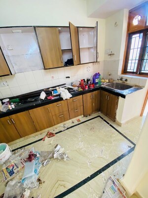 Kitchen in 3 BHK Apartment at Vidya Sagar Apartments, Sector 6 Dwarka – for Rent