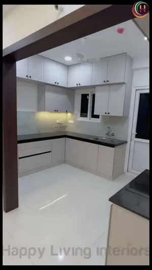 Kitchen in 3 BHK Apartment at Rajapushpa Provincia, Narsingi – for Rent