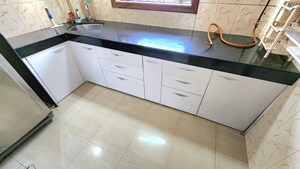 Kitchen in 1 BHK Apartment at Neelam Nagar CHS Mulund, Mulund East – for Sale