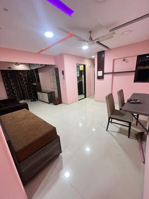 Living Room in 3 BHK Apartment at Windsor Garden Enclave, Vasant Vihar – for Rent