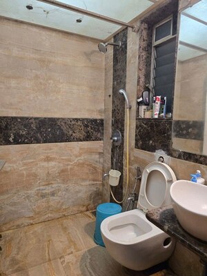 Bathroom in 3 BHK Apartment at Khar West – for Rent