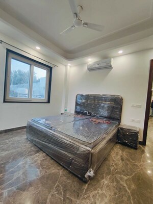 Living Room in 3 BHK Builder Floor at Shivalik Colony – for Rent