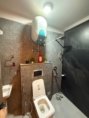 Bathroom in 3 BHK Builder Floor at Saket – for Rent