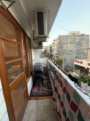 Balcony in 3 BHK Builder Floor at Saket – for Rent