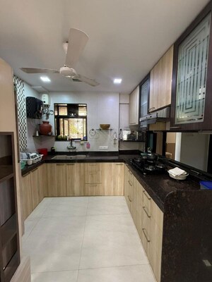 Kitchen in 3 BHK Apartment at Bandra West – for Rent