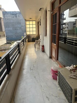Balcony in 3 BHK Builder Floor at Sector 45 – for Rent