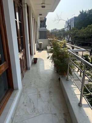 Balcony in 3 BHK Builder Floor at Sector 45 – for Rent