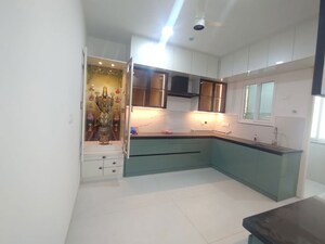 Kitchen in 3 BHK Apartment at Hallmark Treasor, Narsingi – for Rent