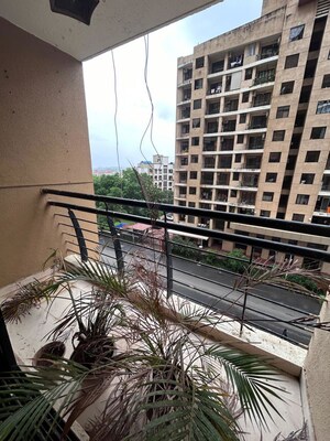 Balcony in 2 BHK Apartment at K Raheja Heights, Malad East – for Rent