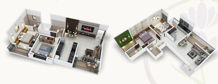 Floor Plan, tathawade 2 Bedroom 761 Sq.Ft. Apartment In Tathawade Pune 10307893
