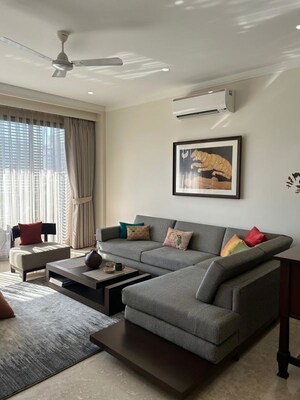 Living Room in 3.5 BHK Apartment at Conscient Heritage Max, Sector 102 – for Rent