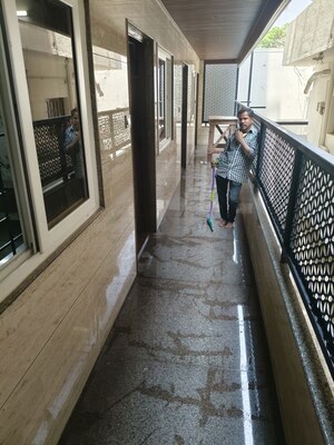 Balcony in 1 BHK Builder Floor at Domlur – for Rent