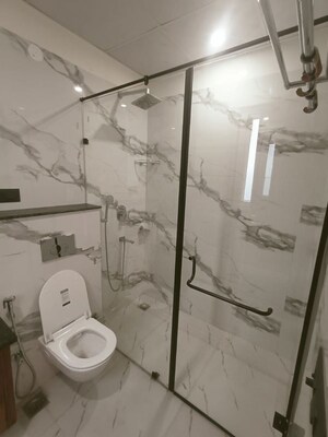 Bathroom in 3 BHK Builder Floor at South City 1 – for Rent