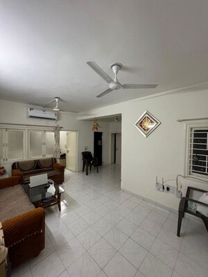 Living Room in 2 BHK Apartment at Bodakdev – for Rent