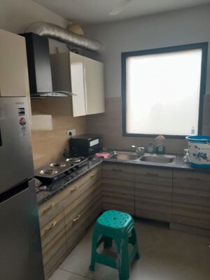 Kitchen in 3 BHK Builder Floor at Sushant Lok I – for Sale