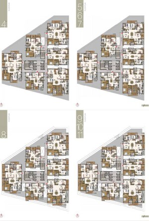 Master Plan in 4 BHK Apartment at Siripuram – for Sale