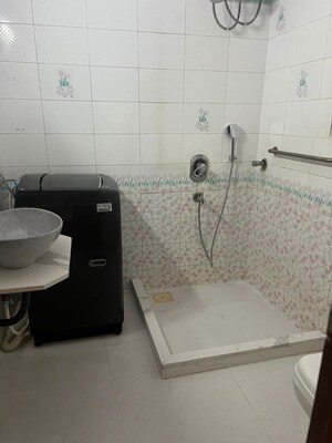 Bathroom in 3 BHK Apartment at Gladioli Apartments, Versova – for Rent
