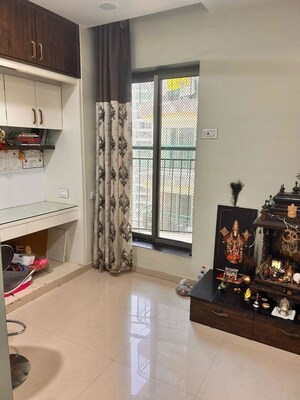 Living Room in 2.5 BHK Apartment at Neelkanth Greens, Manpada – for Sale