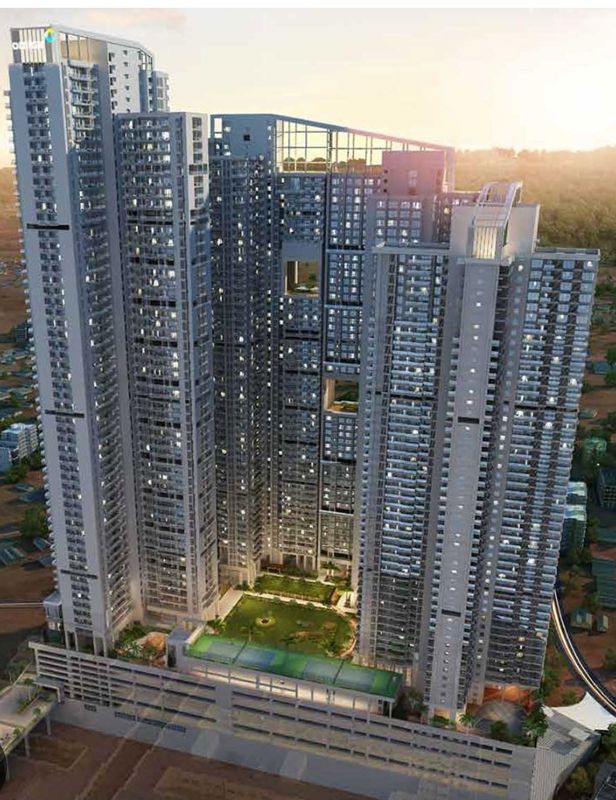 3 BHK 1250 Sq.Ft. Apartment in Omkar Alta Monte