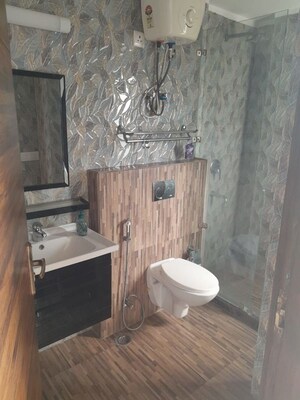 Bathroom in 4 BHK Builder Floor at Sushant Lok ii – for Sale