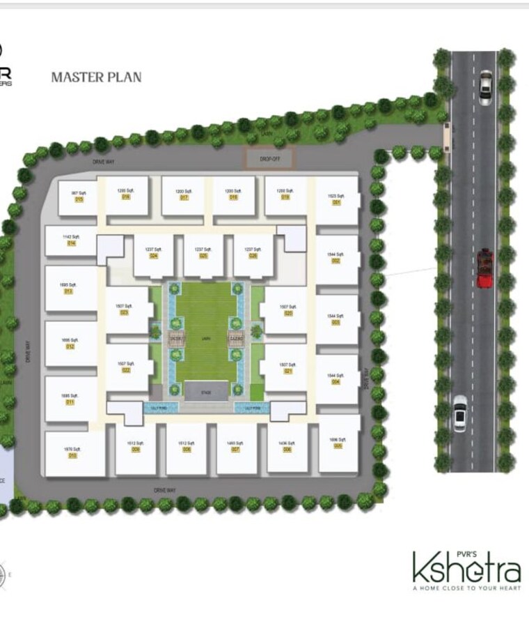 Master Plan, pvr-kshetra 2 Bedroom 987 Sq.Ft. Apartment In Shankarpalli Hyderabad 10297142