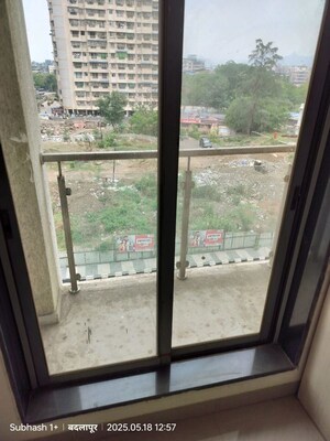 Balcony in 3 BHK Apartment at Pranjee Garden City Phase 2, Katrap – for Rent