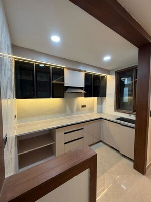 Kitchen in 3 BHK Apartment at Chattarpur – for Rent