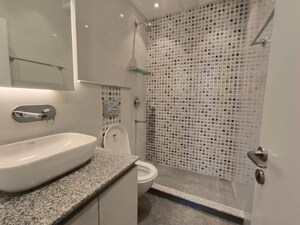 Bathroom in Studio Builder Floor at Ansal Sushant Lok I, Sector 43 – for Rent