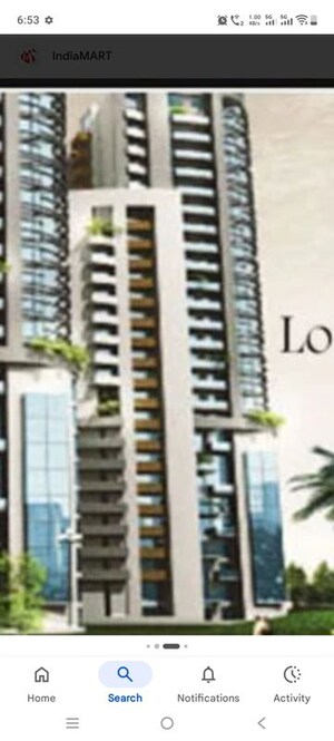 3.5 BHK Apartment – Exterior View View at 3C Lotus 300, Sector 107 - for Rent