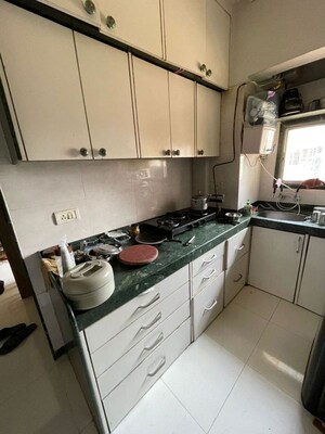 Kitchen in 1 BHK Apartment at Andheri Green Field Towers, Jogeshwari East – for Rent