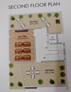 Floor Plan in 4 BHK Villa at Abhyudaya Nagar – for Sale