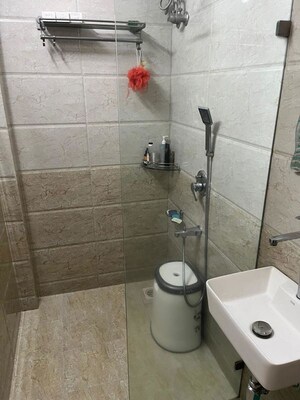 Bathroom in 2 BHK Apartment at Rohan Takshila, Andheri East – for Rent