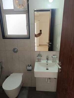 Bathroom in 2.5 BHK Apartment at Vilas Javdekar Yashone Eternitee, Hinjewadi – for Rent