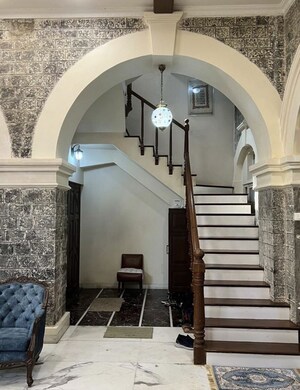 Building Lobby in 4 BHK Apartment at Upper Worli – for Rent