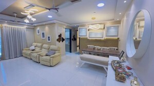 Living Room in 3 BHK Apartment at Neelkanth Palms, Kapur Bawdi – for Rent