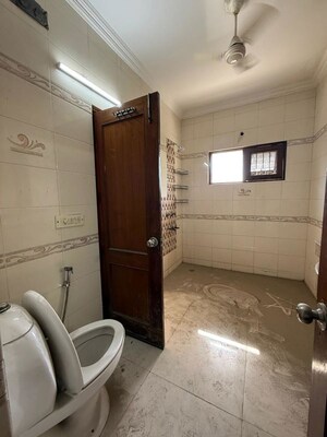 Bathroom in 2 BHK Builder Floor at Sukhdev Vihar – for Rent