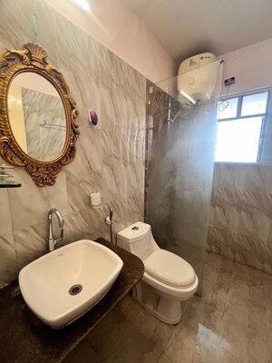 Bathroom in 3 BHK Apartment at Welworth Paradise, Baner – for Rent