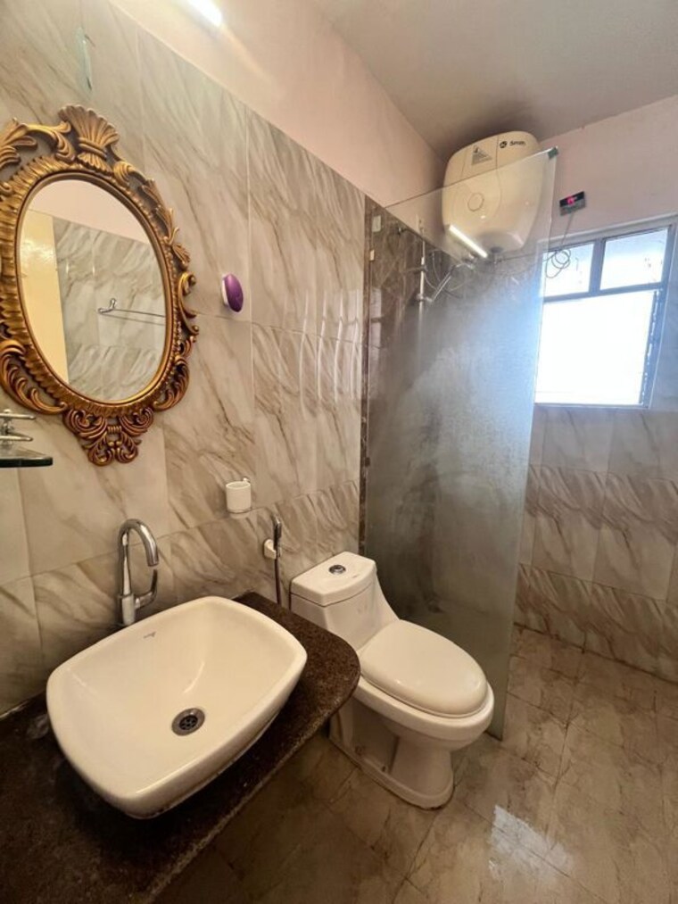 Bathroom, welworth-paradise 3 Bedroom 1500 Sq.Ft. Apartment In Baner Pune 10309326