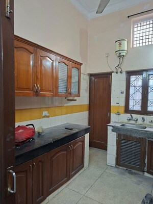 Kitchen in 3 BHK Builder Floor at Green Park – for Rent